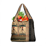 Egyptian God Ra Grocery Bag Ancient Mythology Solar Barque Falcon
