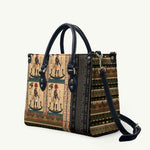 Egyptian God Ra Leather Bag Ancient Mythology Solar Barque Falcon