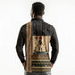 Egyptian God Ra Long Sleeve Polo Shirt Ancient Mythology Solar Barque Falcon
