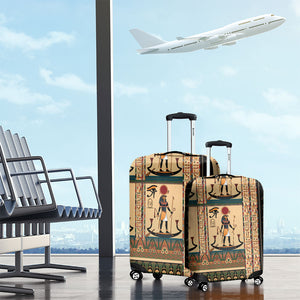 Egyptian God Ra Luggage Cover Ancient Mythology Solar Barque Falcon