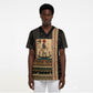Egyptian God Ra Scrub Top Ancient Mythology Solar Barque Falcon