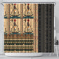 Egyptian God Ra Shower Curtain Ancient Mythology Solar Barque Falcon