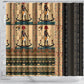 Egyptian God Ra Shower Curtain Ancient Mythology Solar Barque Falcon
