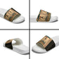 Egyptian God Ra Slide Sandals Ancient Mythology Solar Barque Falcon