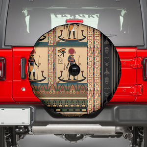 Egyptian God Ra Spare Tire Cover Ancient Mythology Solar Barque Falcon