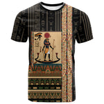 Egyptian God Ra T shirt Ancient Mythology Solar Barque Falcon