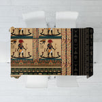 Egyptian God Ra Tablecloth Ancient Mythology Solar Barque Falcon
