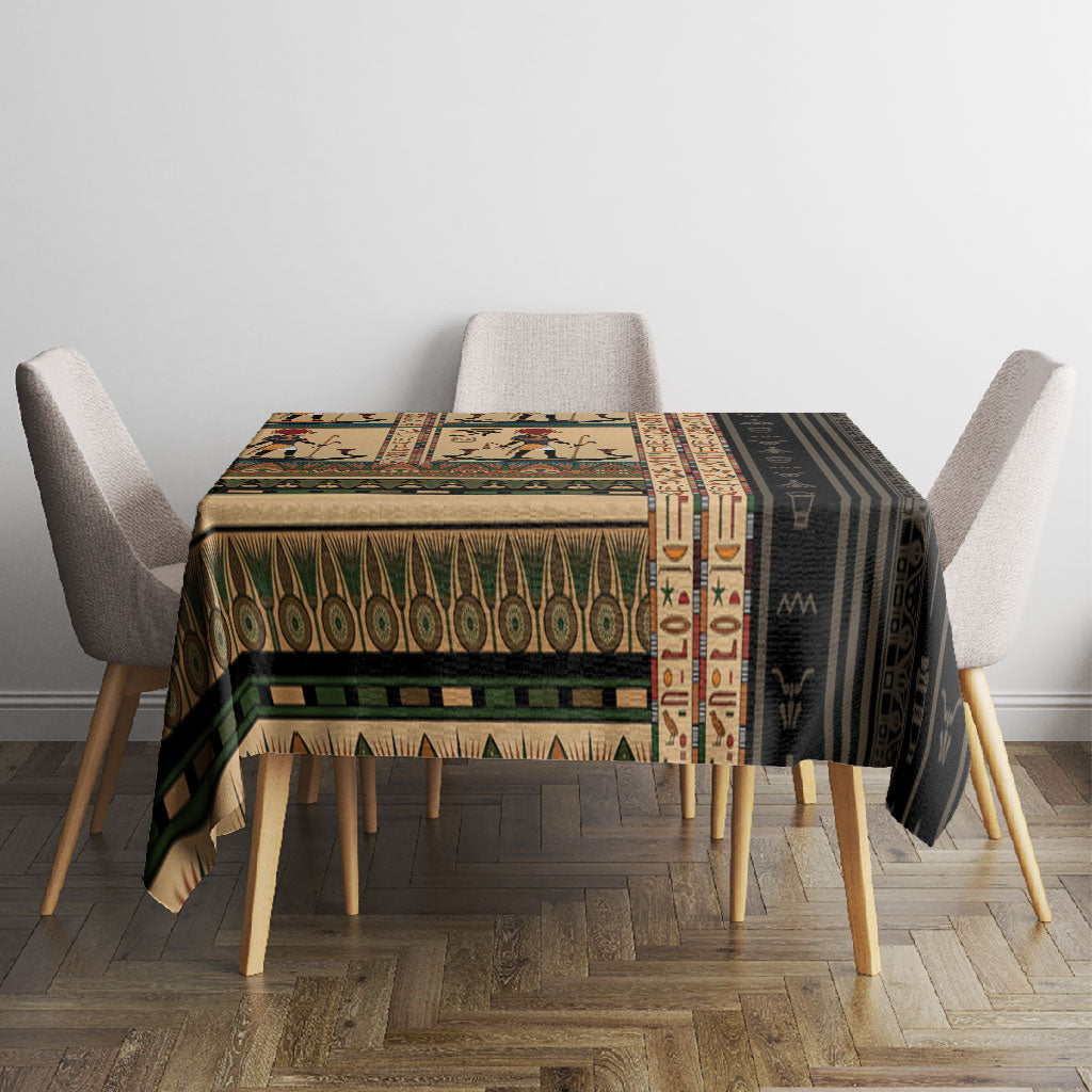 Egyptian God Ra Tablecloth Ancient Mythology Solar Barque Falcon