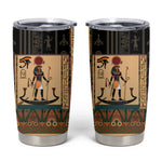 Egyptian God Ra Tumbler Cup Ancient Mythology Solar Barque Falcon