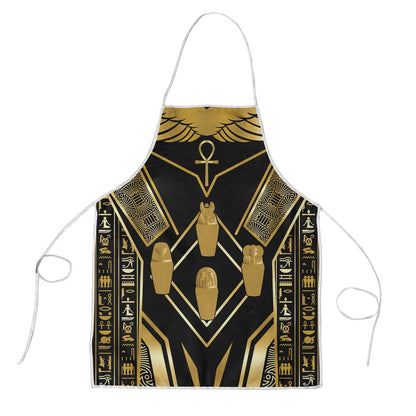 Egypt Canopic Jars Apron Ancient Mythology Four Sons of Horus