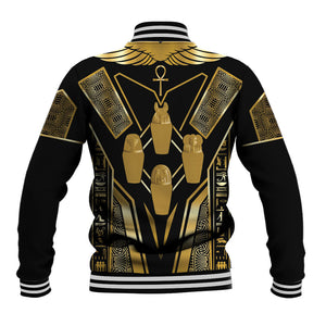 Egypt Canopic Jars Baseball Jacket Ancient Mythology Four Sons of Horus