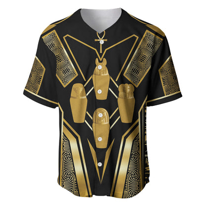 Egypt Canopic Jars Baseball Jersey Ancient Mythology Four Sons of Horus