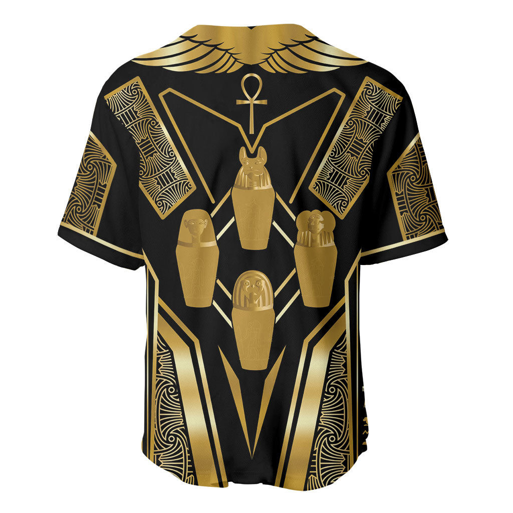 Egypt Canopic Jars Baseball Jersey Ancient Mythology Four Sons of Horus