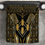 Egypt Canopic Jars Bedding Set Ancient Mythology Four Sons of Horus