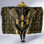 Egypt Canopic Jars Hooded Blanket Ancient Mythology Four Sons of Horus