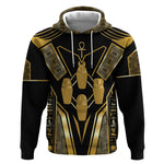 Egypt Canopic Jars Hoodie Ancient Mythology Four Sons of Horus