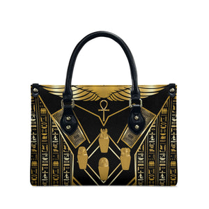 Egypt Canopic Jars Leather Bag Ancient Mythology Four Sons of Horus