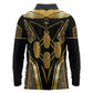 Egypt Canopic Jars Long Sleeve Polo Shirt Ancient Mythology Four Sons of Horus