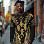 Egypt Canopic Jars Long Sleeve Shirt Ancient Mythology Four Sons of Horus