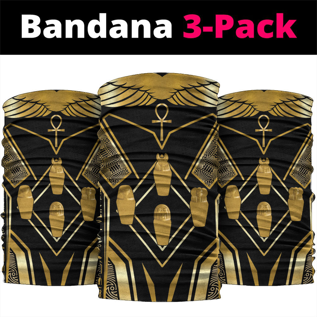 Egypt Canopic Jars Neck Gaiter Ancient Mythology Four Sons of Horus