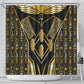 Egypt Canopic Jars Shower Curtain Ancient Mythology Four Sons of Horus