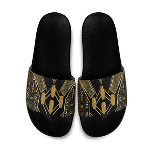 Egypt Canopic Jars Slide Sandals Ancient Mythology Four Sons of Horus