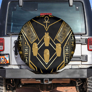 Egypt Canopic Jars Spare Tire Cover Ancient Mythology Four Sons of Horus