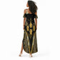 Egypt Canopic Jars Summer Maxi Dress Ancient Mythology Four Sons of Horus