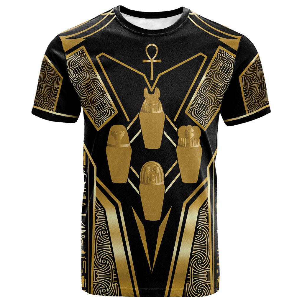 Egypt Canopic Jars T shirt Ancient Mythology Four Sons of Horus