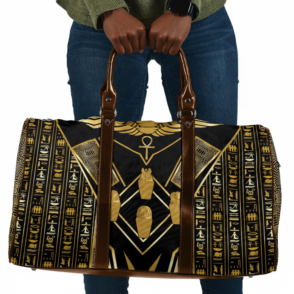 Egypt Canopic Jars Travel Bag Ancient Mythology Four Sons of Horus