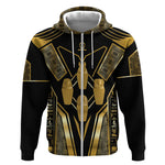 Egypt Canopic Jars Zip Hoodie Ancient Mythology Four Sons of Horus