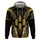 Egypt Canopic Jars Zip Hoodie Ancient Mythology Four Sons of Horus