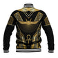 Egypt Winged Sun Baseball Jacket Ancient Mythology Golden Ankh