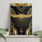 Egypt Winged Sun Canvas Wall Art Ancient Mythology Golden Ankh