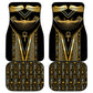 Egypt Winged Sun Car Mats Ancient Mythology Golden Ankh
