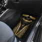 Egypt Winged Sun Car Mats Ancient Mythology Golden Ankh