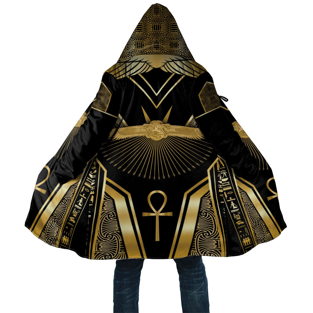 Egypt Winged Sun Cloak Ancient Mythology Golden Ankh