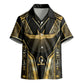 Egypt Winged Sun Kid Hawaiian Shirt Ancient Mythology Golden Ankh