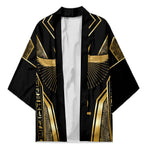 Egypt Winged Sun Kimono Ancient Mythology Golden Ankh