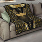 Egypt Winged Sun Quilt Ancient Mythology Golden Ankh