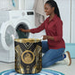Egypt Ouroboros Laundry Basket Ancient Mythology Infinity Serpent Gold
