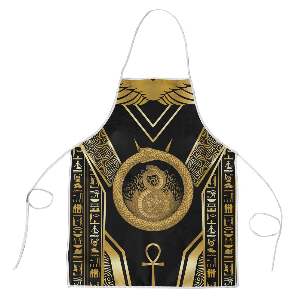 Egypt Ouroboros Apron Ancient Mythology Infinity Serpent Gold