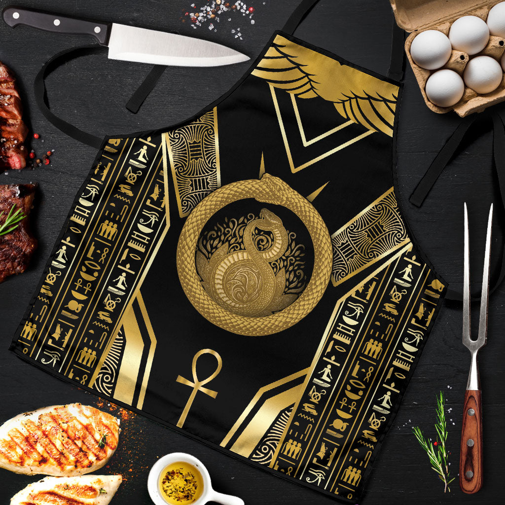 Egypt Ouroboros Apron Ancient Mythology Infinity Serpent Gold