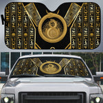 Egypt Ouroboros Auto Sun Shade Ancient Mythology Infinity Serpent Gold