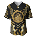 Egypt Ouroboros Baseball Jersey Ancient Mythology Infinity Serpent Gold