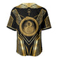 Egypt Ouroboros Baseball Jersey Ancient Mythology Infinity Serpent Gold