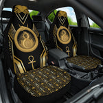 Egypt Ouroboros Car Seat Cover Ancient Mythology Infinity Serpent Gold