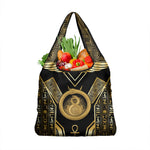 Egypt Ouroboros Grocery Bag Ancient Mythology Infinity Serpent Gold