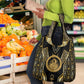 Egypt Ouroboros Grocery Bag Ancient Mythology Infinity Serpent Gold