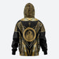 Egypt Ouroboros Hoodie Ancient Mythology Infinity Serpent Gold